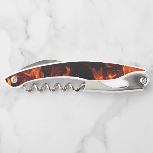 Flammen Kellnermesser (Rückseite)
