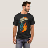 Flammen-Koi T-Shirt (Vorne ganz)