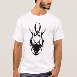 Flammen-Kopf T-Shirt