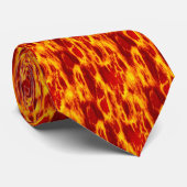 Flammen Krawatte (Gerollt)