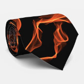 Flammen Krawatte (Gerollt)