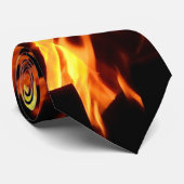 Flammen Krawatte (Gerollt)