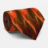 Flammen-Krawatte Krawatte (Gerollt)