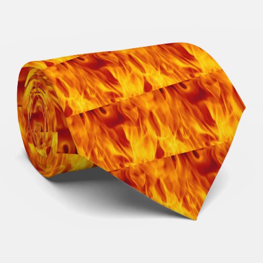 Flammen-Krawatte Krawatte (Gerollt)