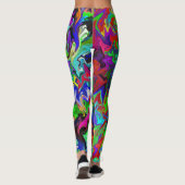 Flammen.... Leggings (Rückseite)