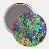 Flammen.... Magnet (Vorderseite/Rückseite)