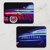 Flammen Mercury Visitenkarte (Vorne/Hinten)