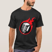 Flammen Mic T-Shirt (Vorderseite)