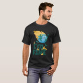 Flammen mit Erdbrand T-Shirt (Vorne ganz)
