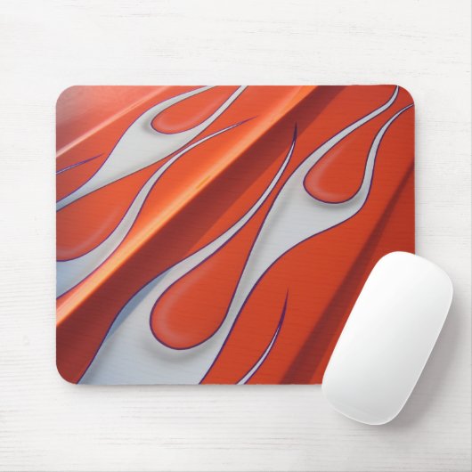 Flammen Mousepad (Mit Mouse)