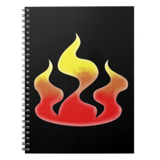Flammen Notizblock