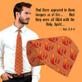 Flammen oder Feuerschwärme Krawatte