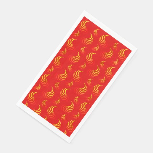 Flammen Papierservietten (Ecke)