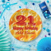 Flammen Pappteller (Party)