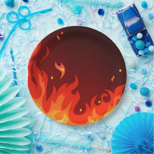 Flammen Pappteller (Party)