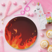 Flammen Pappteller (Party)