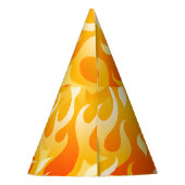 Flammen Partyhütchen (Rückseite)