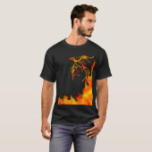 Flammen Phoenix T-Shirt (Vorne ganz)