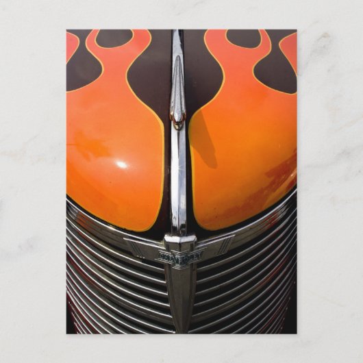 Flammen Postkarte (Vorderseite)