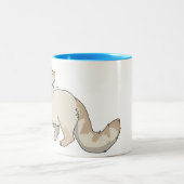 Flammen-Punkt-siamesische Tassen (Mittel)