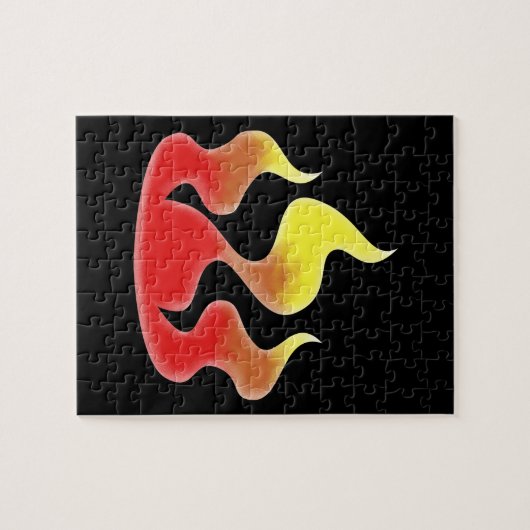 Flammen Puzzle (Horizontal)
