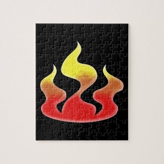 Flammen Puzzle (Vertikal)