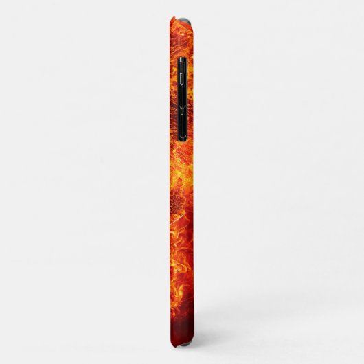 Flammen Red Orange Lion Face Case-Mate iPhone Hülle (Hinten/Links)
