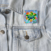 Flammen-Schildkröte Button (Beispiel)