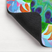 Flammen-Schildkröte Mousepad (Ecke)