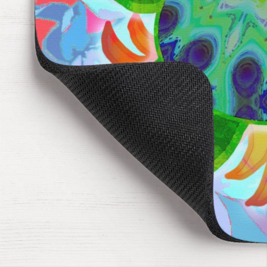 Flammen-Schildkröte Mousepad (Ecke)