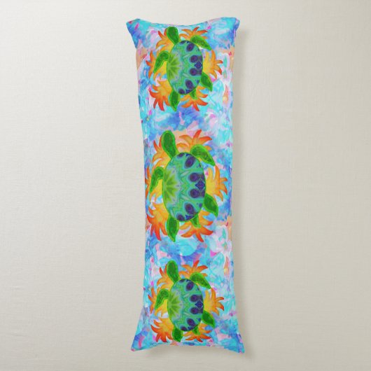 Flammen-Schildkröte Seitenschläferkissen (Vorderseite Vertikal)