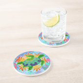 Flammen-Schildkröte-Untersetzer Untersetzer (Seite)