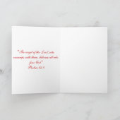 Flammen-Schutzengel Karte (Innenseite)