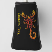 Flammen Scorpion Golf Head Cover Headcover (Rotieren 90)
