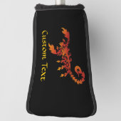 Flammen Scorpion Golf Head Cover Headcover (Rotieren 90)