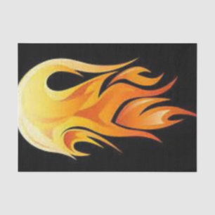 Flammen Seidenpapier