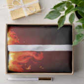 Flammen Seidenpapier (Geschenk)