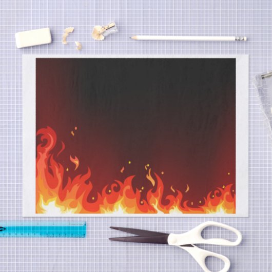 Flammen Seidenpapier (Handwerk)