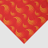 Flammen Seidenpapier (Detail)