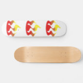 Flammen Skateboard (Horizontal)