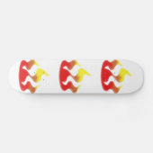 Flammen Skateboard (Horizontal)