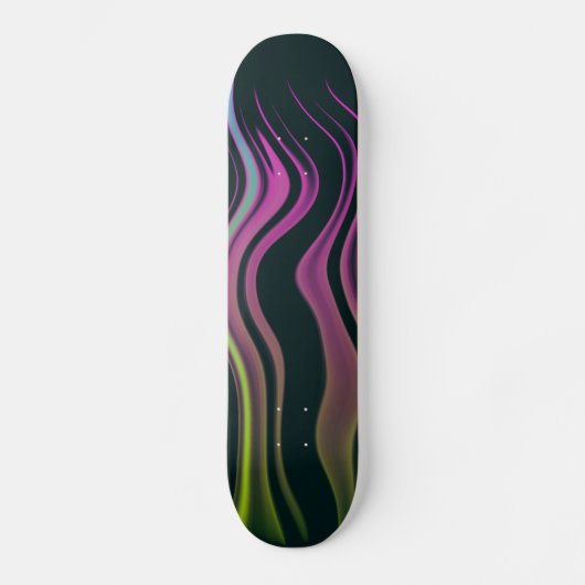 Flammen Skateboard (Vorderseite)