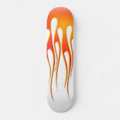 Flammen Skateboard (Vorderseite)