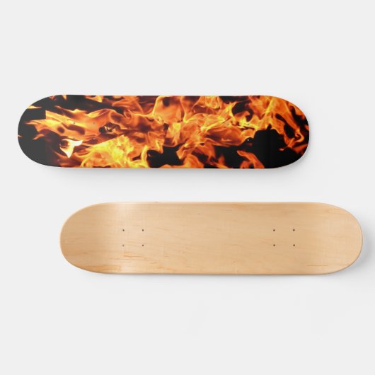 Flammen-Skateboard Skateboard (Horizontal)