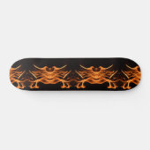 Flammen-Skateboard Skateboard (Horizontal)