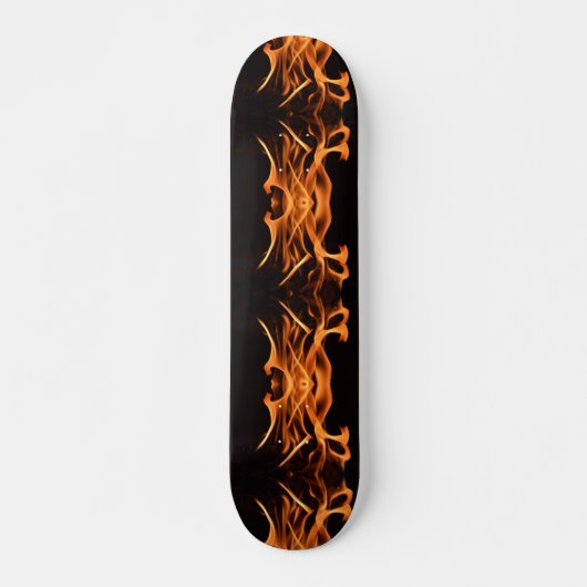 Flammen-Skateboard Skateboard (Vorne)