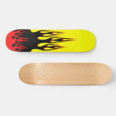 Flammen-Skateboard Skateboard (Horizontal)