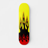 Flammen-Skateboard Skateboard (Vorne)