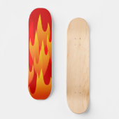 Flammen-Skateboard Skateboard (Vorderseite)
