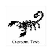 Flammen-Skorpion-Gummi-Briefmarke Gummistempel (Prägung)